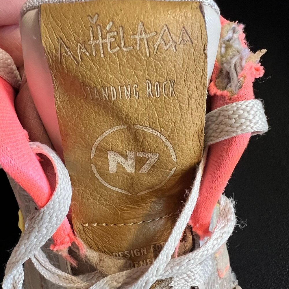 Nike Kyrie Low 4 N7 Basketball Shoes Mens 13 Desert Sand Citron beige, - Picture 11 of 16